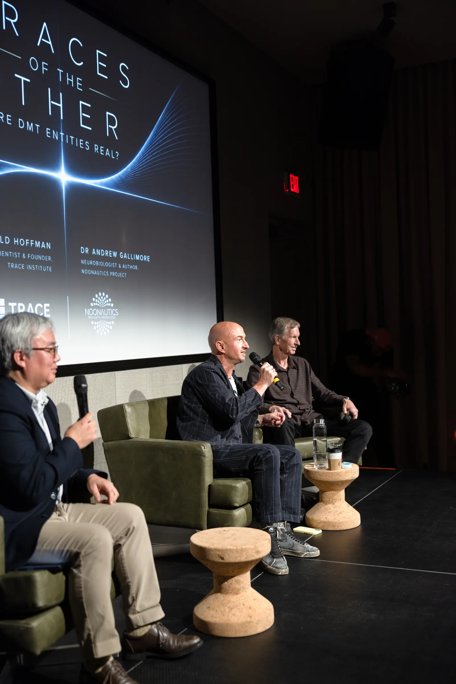 Andrew Gallimore in conversation with Donald Hoffman, moderated by Charles Yokoyama